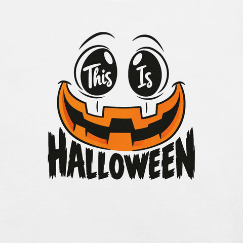 This Is Halloween T-Shirt - Spooky Pumpkin Face Graphic Tee - Image 34