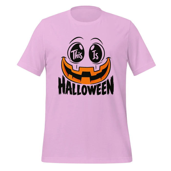 This Is Halloween T-Shirt - Spooky Pumpkin Face Graphic Tee