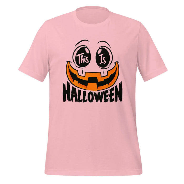 This Is Halloween T-Shirt - Spooky Pumpkin Face Graphic Tee