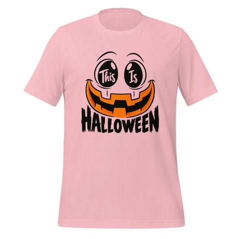 This Is Halloween T-Shirt - Spooky Pumpkin Face Graphic Tee - Image 9