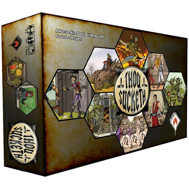 Thou Sucketh - Competitive Fantasy Card Game for Adults (2-5 Players, Ages 14+) - WildFire