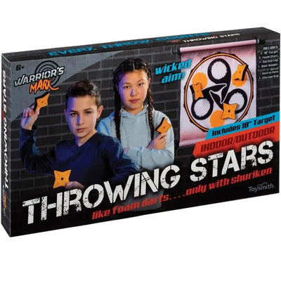 Throwing Stars Toy with Target - Toysmith - Warrior's Mark Series