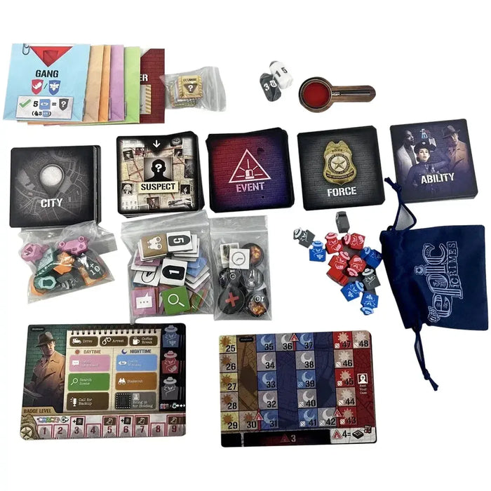 Tiny Epic Crimes - Social Deduction Crime Board Game for Family, and Adults (1-4 Players, Ages 14+) - Gamelyn Games