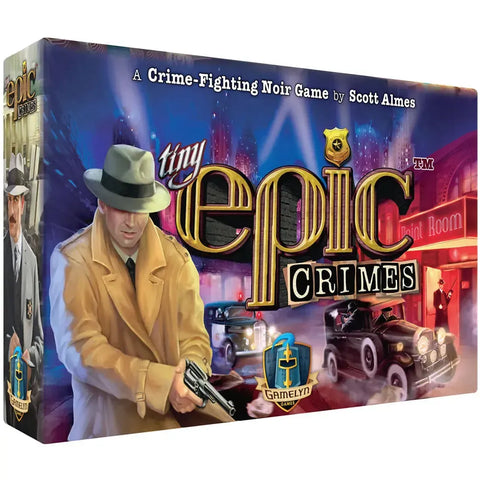 Tiny Epic Crimes - Social Deduction Crime Board Game for Family, and Adults (1-4 Players, Ages 14+) - Gamelyn Games