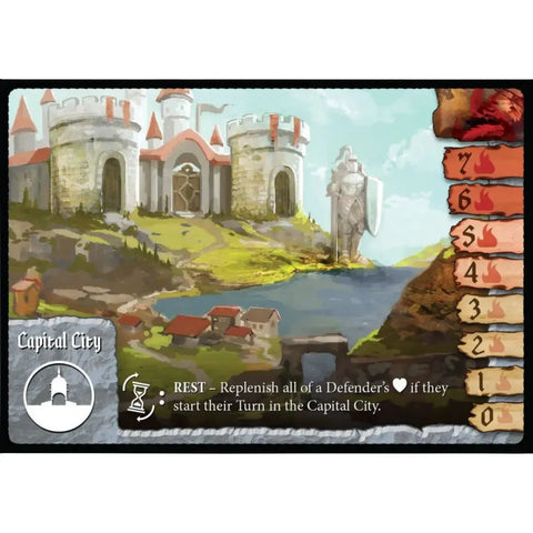 Tiny Epic Defenders - Cooperative Fantasy Board Game for Family, and Adults (1-4 Players, Ages 14+) - Gamelyn Games