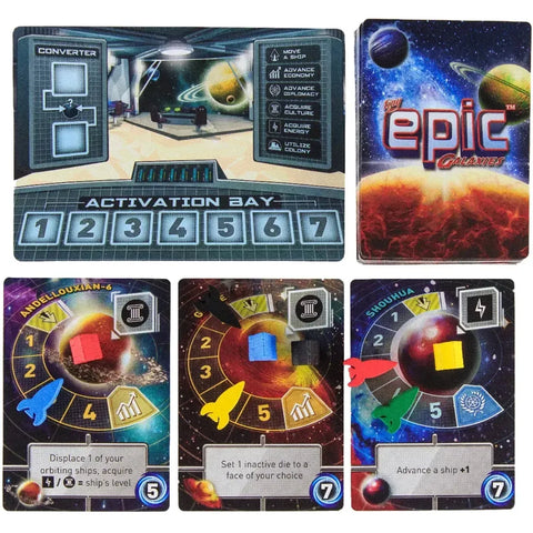Tiny Epic Galaxies - Dice-Based Science Fiction Board Game for Family, and Adults (1-5 Players, Ages 14+) - Gamelyn Games
