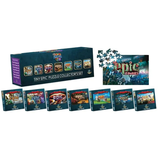 Tiny Epic - Game Cover Art Mini Jigsaw Puzzle Set (6-Pack, 100 Pieces Each) - Gamelyn Games