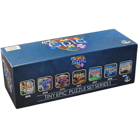 Tiny Epic - Game Cover Art Mini Jigsaw Puzzle Set (6-Pack, 100 Pieces Each) - Gamelyn Games