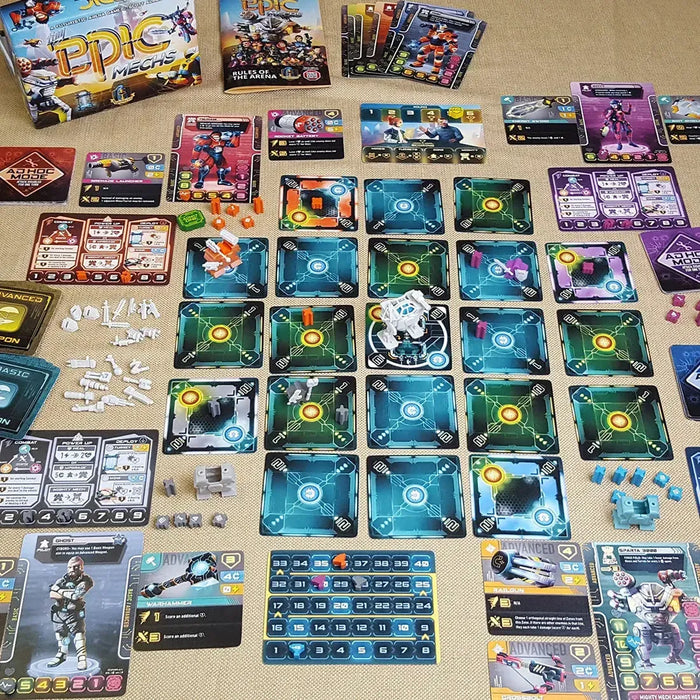 Tiny Epic Mechs - Competitive Science Fiction Board Game for Family, and Adults (1-4 Players, Ages 14+) - Gamelyn Games