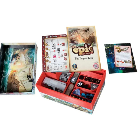 Tiny Epic Pirates - Strategy Pirates Board Game for Family, and Adults (1-4 Players, Ages 14+) - Gamelyn Games