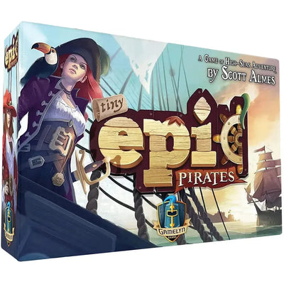 Tiny Epic Pirates - Strategy Pirates Board Game for Family, and Adults (1-4 Players, Ages 14+) - Gamelyn Games