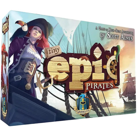 Tiny Epic Pirates - Strategy Pirates Board Game for Family, and Adults (1-4 Players, Ages 14+) - Gamelyn Games