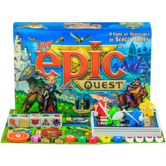 Tiny Epic Quest - Dungeon-Crawl Fantasy Board Game for Family, and Adults (1-4 Players, Ages 14+) - Gamelyn Games