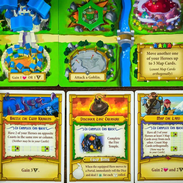 Tiny Epic Quest - Dungeon-Crawl Fantasy Board Game for Family, and Adults (1-4 Players, Ages 14+) - Gamelyn Games