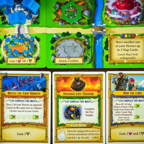 Tiny Epic Quest - Dungeon-Crawl Fantasy Board Game for Family, and Adults (1-4 Players, Ages 14+) - Gamelyn Games