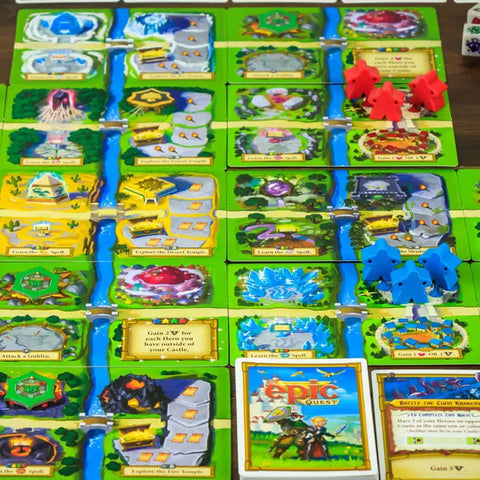 Tiny Epic Quest - Dungeon-Crawl Fantasy Board Game for Family, and Adults (1-4 Players, Ages 14+) - Gamelyn Games