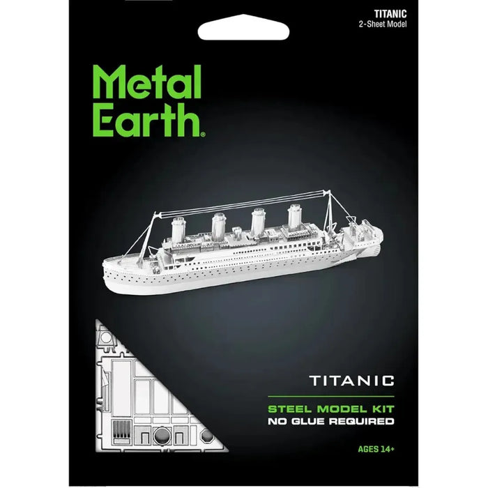 Titanic Figure Model Kit (Steel, Moderate Difficulty) - Fascinations - Metal Earth Series