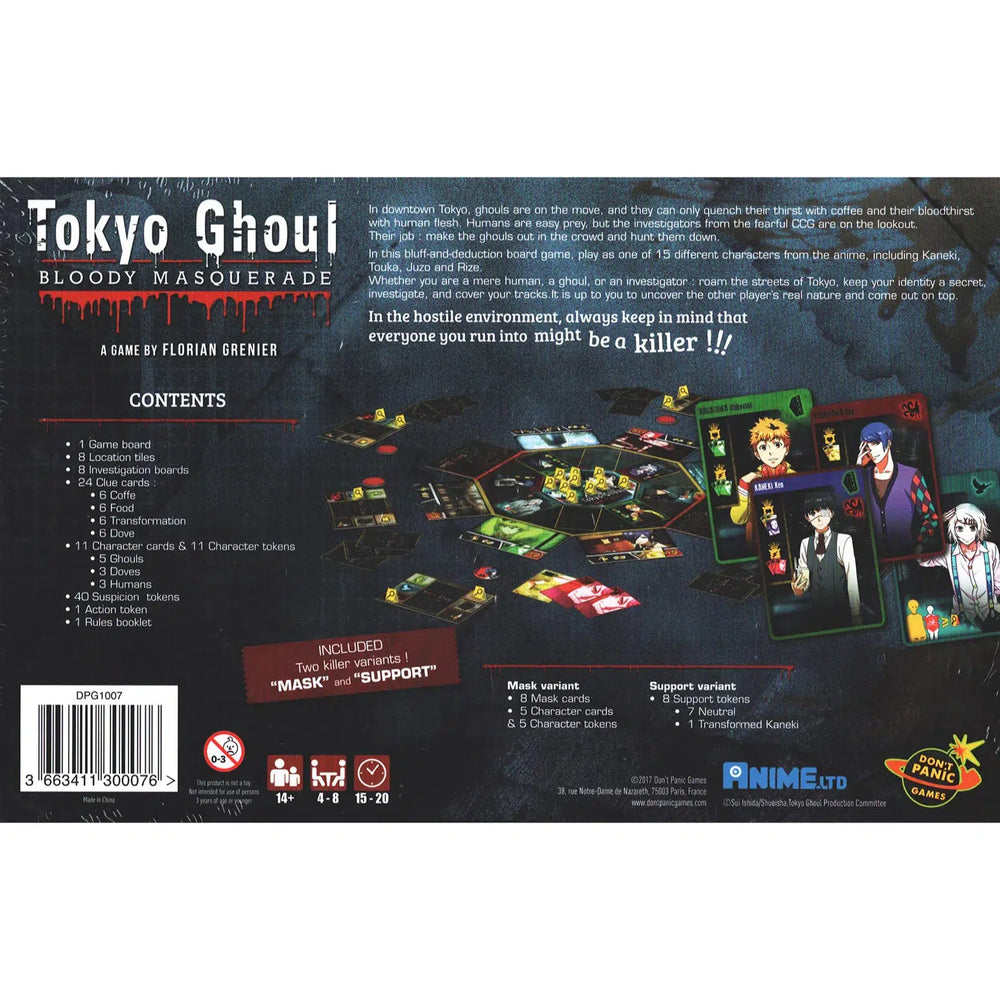 Tokyo Ghoul: Bloody Masquerade - Board Game - Don't Panic Games