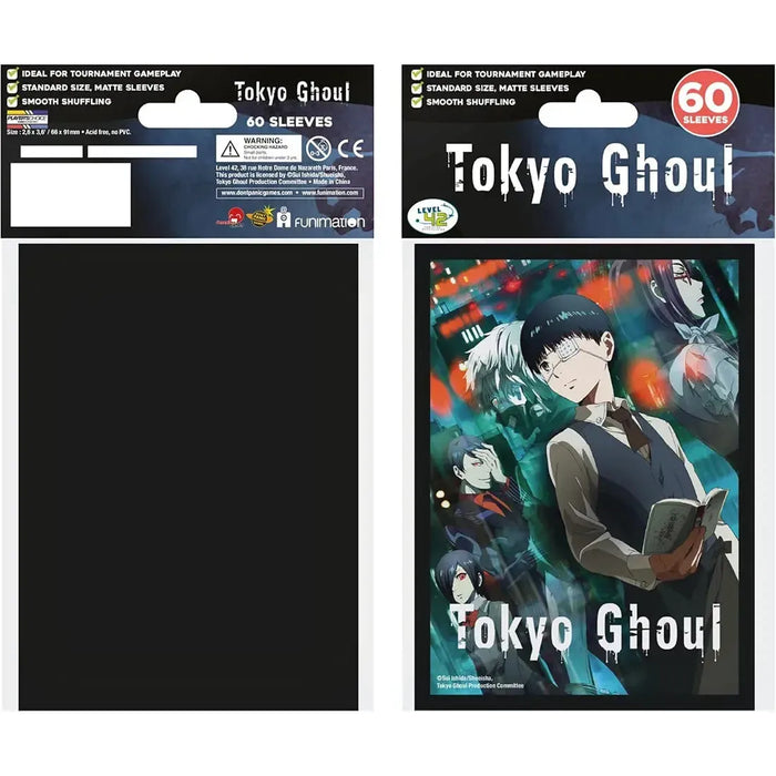 Tokyo Ghoul - Ghoul City Art Protective Card Sleeves (60 Count, Standard Size) - Japanime Games - Player's Choice Game Accessories Series