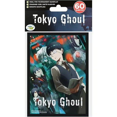 Tokyo Ghoul - Ghoul City Art Protective Card Sleeves (60 Count, Standard Size) - Japanime Games - Player's Choice Game Accessories Series