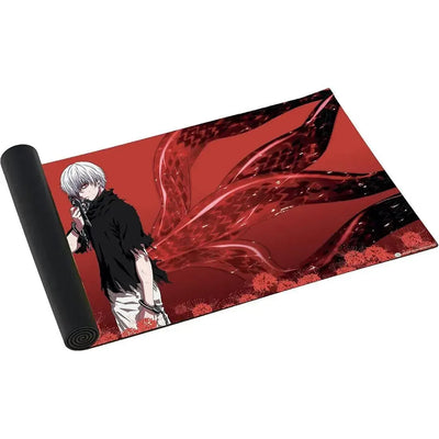 Tokyo Ghoul - Red Ken Kaneki Card Game Standard Size Playmat - Japanime Games - Player's Choice Game Accessories Series