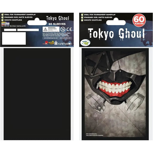 Tokyo Ghoul - The Mask Art Protective Card Sleeves (60 Count, Japanese Size: 59x86mm) - Japanime Games - Player's Choice Game Accessories Series