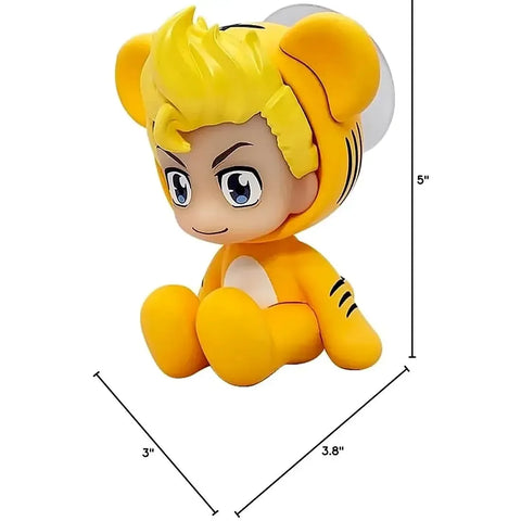 Tokyo Revengers - Kigurumi Tiger Outfit Takemichi Hanagaki Figure with Suction Cup (3