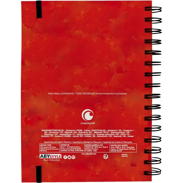 Tokyo Revengers - Toman Members Hardcover Spiral Bound Notebook (8.75"x6") - ABYstyle