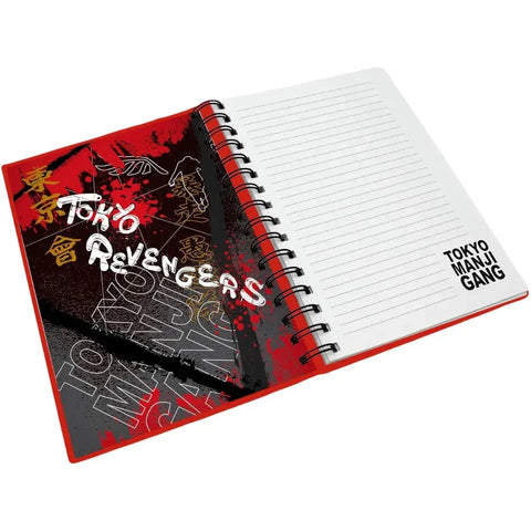 Tokyo Revengers - Toman Members Hardcover Spiral Bound Notebook (8.75