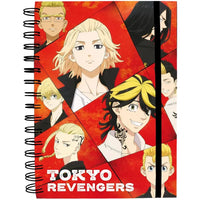Tokyo Revengers - Toman Members Hardcover Spiral Bound Notebook (8.75"x6") - ...- Image 1