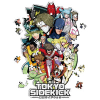 Tokyo Sidekick - Superhero Shaped Die-Cut Jigsaw Puzzle (1000 Pieces, 18"x29....- Image 2