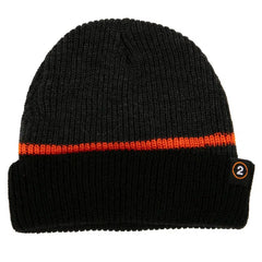 Tom Clancy's The Division 2 - Survivalist Symbol Beanie Hat (Black & Orange, Knitted) - J!NX