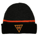 Tom Clancy's The Division 2 - Survivalist Symbol Beanie Hat (Black / Orange, Knitted) - J!NX