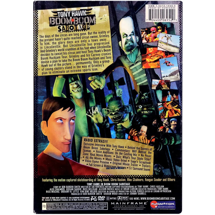Tony Hawk in Boom Boom Sabotage | Animated Movie | DVD