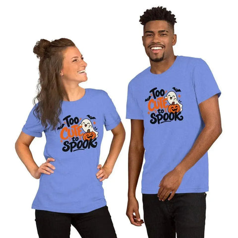 Too Cute to Spook T-Shirt - Cute Halloween Ghost Graphic Tee - Image 12