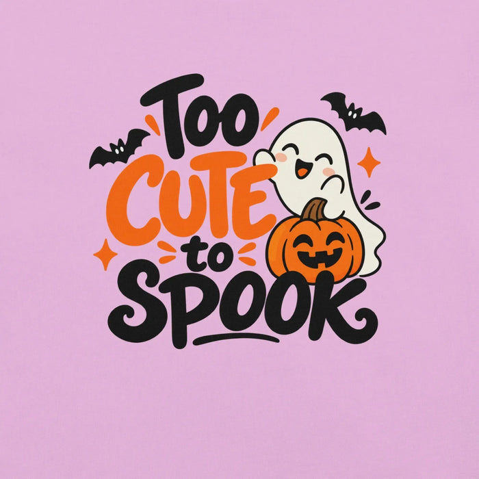 Too Cute to Spook T-Shirt - Cute Halloween Ghost Graphic Tee