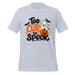 Too Cute to Spook T-Shirt - Cute Halloween Ghost Graphic Tee