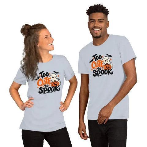 Too Cute to Spook T-Shirt - Cute Halloween Ghost Graphic Tee - Image 24