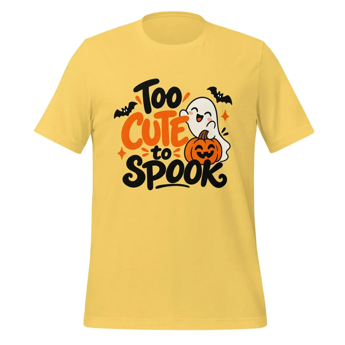 Too Cute to Spook T-Shirt - Cute Halloween Ghost Graphic Tee