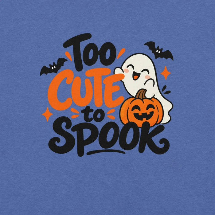 Too Cute to Spook T-Shirt - Cute Halloween Ghost Graphic Tee