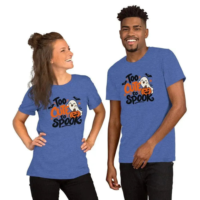 Too Cute to Spook T-Shirt - Cute Halloween Ghost Graphic Tee