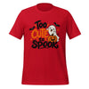 Too Cute to Spook T-Shirt - Cute Halloween Ghost Graphic Tee