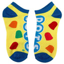 Tootsie Roll - Candy Ankle Socks (5 Pairs) - Bioworld - Tootsie, Sugar Babies, Dots, Blow Pop & Charms