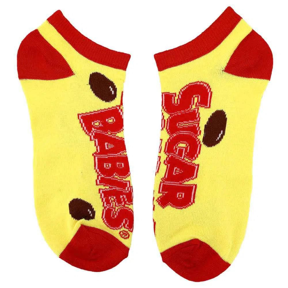 Tootsie Roll - Candy Ankle Socks (5 Pairs) - Bioworld - Tootsie, Sugar Babies, Dots, Blow Pop & Charms