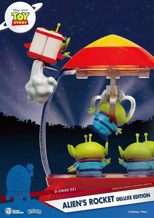 Toy Story - Aliens Rocket Statue (5") - Beast Kingdom - D-Stage Series Deluxe (DS-031)