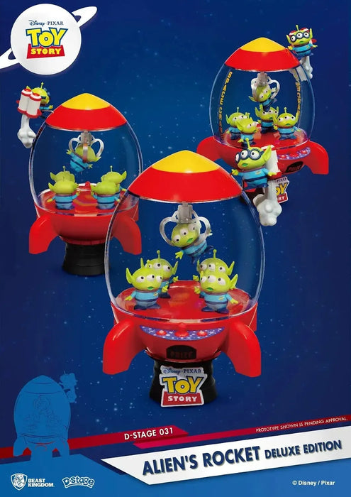 Toy Story - Aliens Rocket Statue (5") - Beast Kingdom - D-Stage Series Deluxe (DS-031)