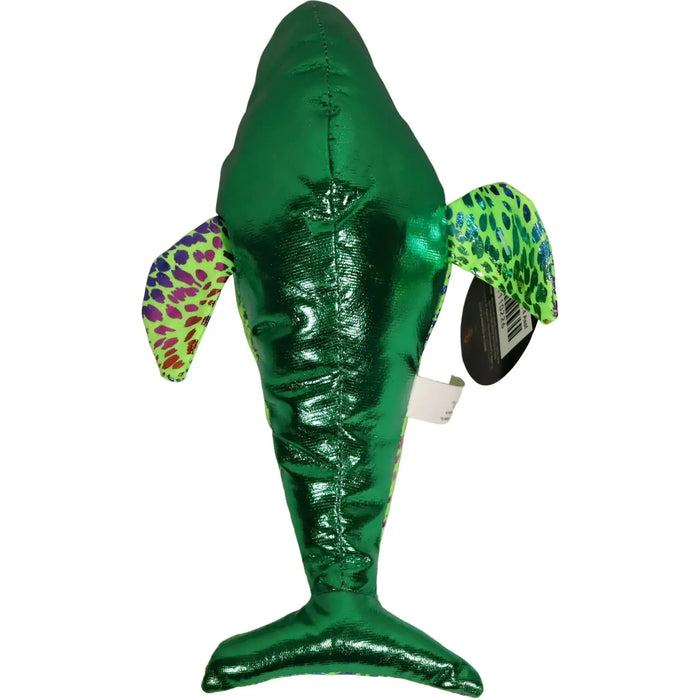 Toy Works - Rainbow Green Sparkling Dolphin Plush (9") - Toy Works - (2022)