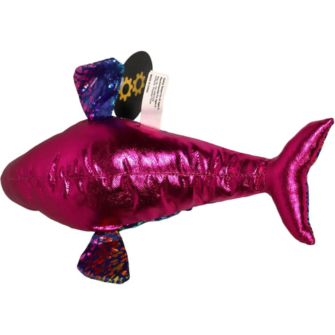 Toy Works - Rainbow Pink Sparkling Dolphin Plush (9