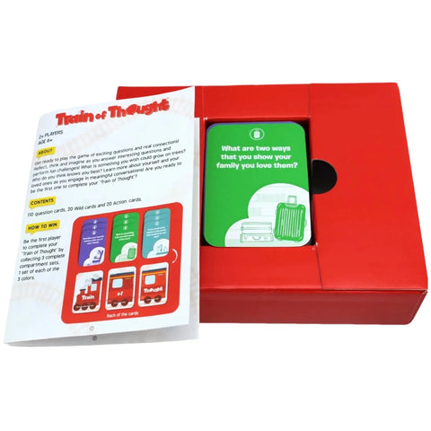 Train of Thought - Party Conversation Card Game for Family and Adults (2-6 Players, Ages 6+) - Skillmatics - Image 2