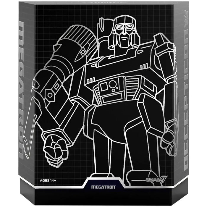 Transformers (1984) - G1 Cartoon Megatron Action Figure (8") - Super7 - ReAct